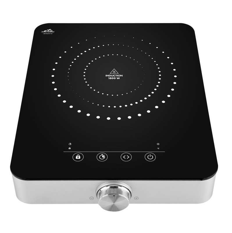 ETA | Hob | ETA011190000 | Table top | Number of burners/cooking zones 1 | Touch control | Black | Display