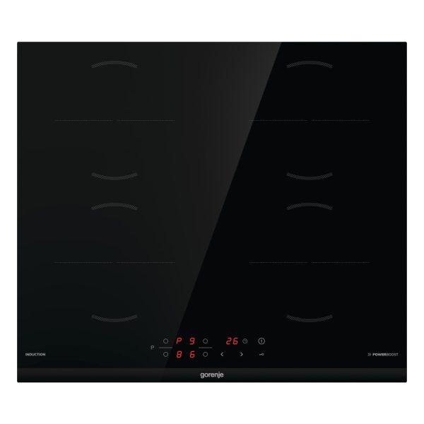 Gorenje Hob | GI6401BCE | Induction | Number of burners/cooking zones 4 | Touch control | Timer | Black