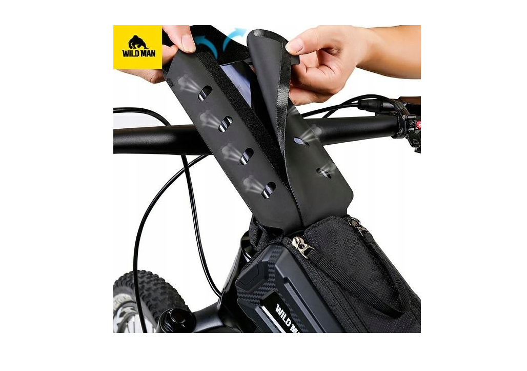 M90 bike case/holder, frame bag | Black - Image 3