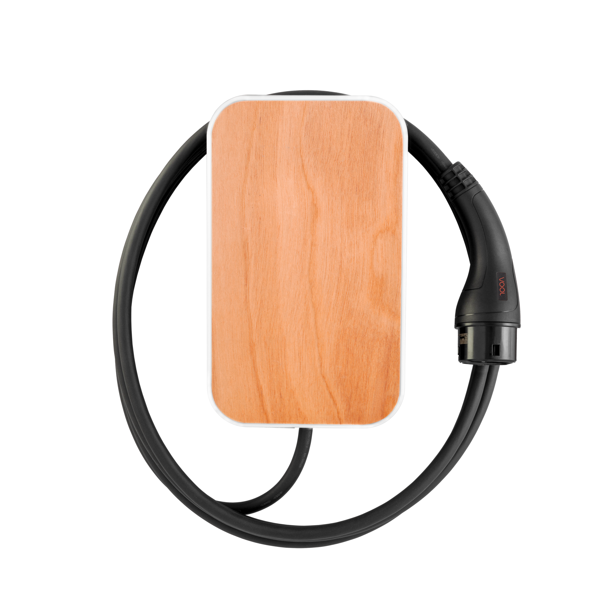 VOOL EV Charger | V22TWGGPL | 22 kW | 4G, Wi-Fi (IEEE 802.11 b/g/n), Ethernet 10/100 | 6.5 m | Wood Grain Light