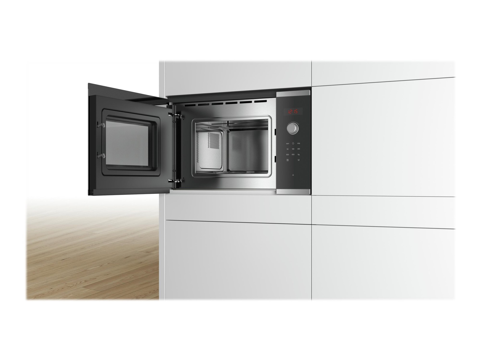 Bosch | Microwave Oven | BFL523MS0 | Built-in | 20 L | 800 W | Stainless steel/Black - Image 5