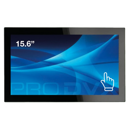 ProDVX | Touch Monitor | TMP-15 | 15.6 " | 330 cd/m² | Touchscreen | 160 ° | 160 °