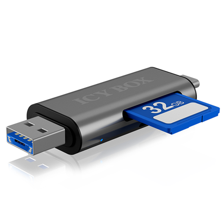 Raidsonic | External card reader with multi-USB connector | External | Micro SDHC, Micro SDXC, microSD 3.0 UHS-I SD, SDHC, SDXC, SD 2.0 UHS-I, MMC | external - Image 3