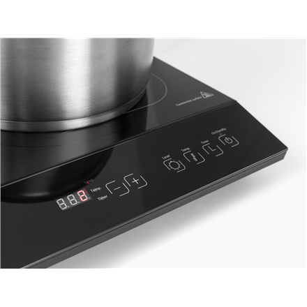 Caso | Free standing table hob | 02231 | Number of burners/cooking zones 2 | Sensor touch control | Black | Induction - Image 3