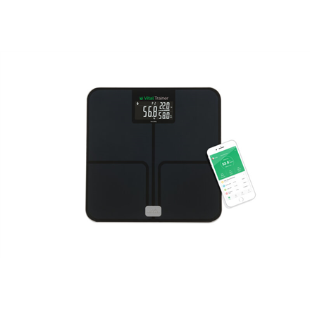 ETA | Smart Personal Scale | Vital Trainer ETA778090000 | Body analyzer | Maximum weight (capacity) 180 kg | Accuracy 100 g | Body Mass Index (BMI) measuring | Black - Image 4