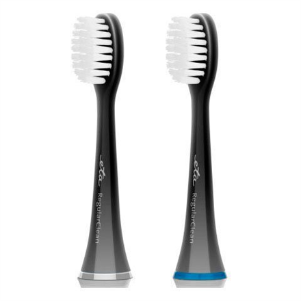 ETA | Toothbrush replacement | RegularClean ETA070790500 | Heads | For adults | Number of brush heads included 2 | Number of teeth brushing modes Does not apply | Black - Image 2