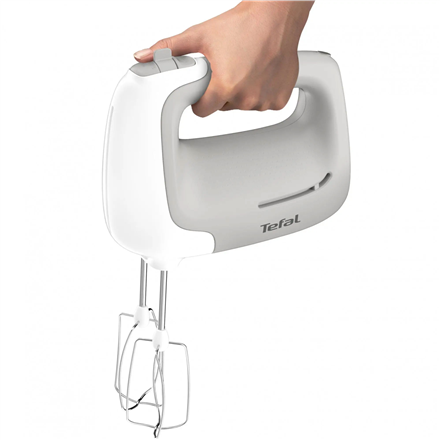 TEFAL | Hand Mixer | HT450B38 | Hand Mixer | 450 W | Number of speeds 5 | Turbo mode | White - Image 4