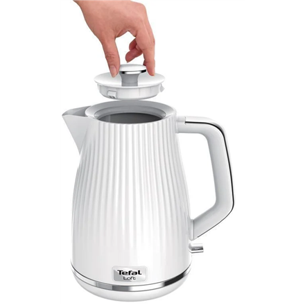 TEFAL | Electric Kettle | KO250130 | Electric | 2400 W | 1.7 L | Plastic | 360° rotational base | White - Image 3