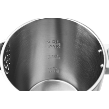 ETA | Kettle | ETA559590010 Emma | Electric | 2200 W | 1.5 L | Stainless steel | 360° rotational base | White - Image 4