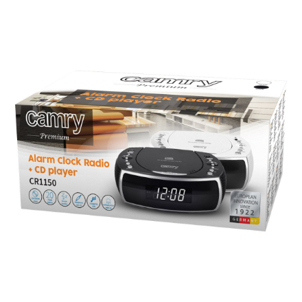 Camry | Alarm Clock | CR 1150b | Alarm function | Black - Image 11