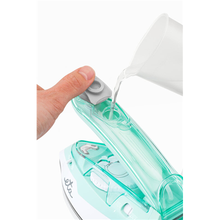 ETA | ETA127190000 Sophia | Steam Travel Iron | 1100 W | Water tank capacity 80 ml | Continuous steam 30 g/min | Steam boost performance 50 g/min | Green/White - Image 7