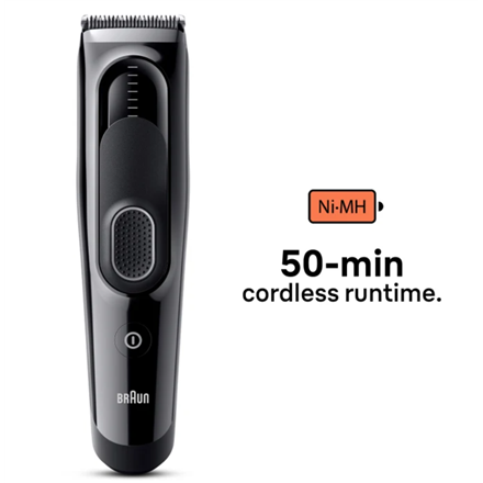 Braun | Hair Clipper | HC5310 | Cordless | Number of length steps 9 | Black - Image 6