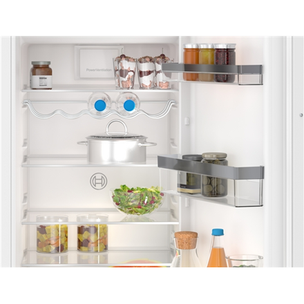 Bosch | Refrigerator | KIL82VFE0 | Energy efficiency class E | Built-in | Larder | Height 177.2 cm | Fridge net capacity 246 L | Freezer net capacity 34 L | Display | 35 dB | White - Image 3