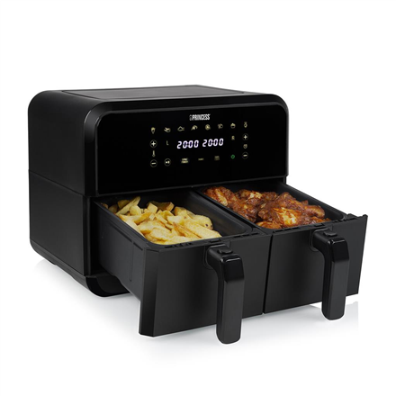 Princess Double Basket Airfryer | 182068 | Power 2400 W | Capacity 8 L | Black - Image 3