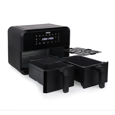 Princess Double Basket Airfryer | 182068 | Power 2400 W | Capacity 8 L | Black - Image 5