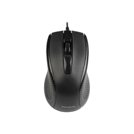 Targus Full-Size Optical Antimicrobial Wired Mouse | Targus Mouse | Full-Size Optical Antimicrobial | Wired | Black