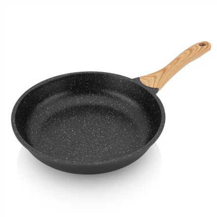 ETA | Pan | ETA692990000 TITANIUM II | Universal | Diameter 28 cm | Electric, induction, gas, glass ceramics | Suitable for induction hob | Fixed handle | Black