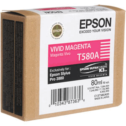 Epson Singlepack Vivid T580A00 | Ink Cartridge | Magenta - Image 2