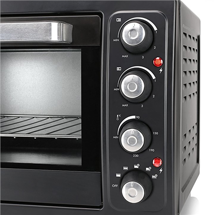 Tristar | Electric mini oven | OV-1443 | Integrated timer | 38 L | Table top | 3100 W | Black - Image 3
