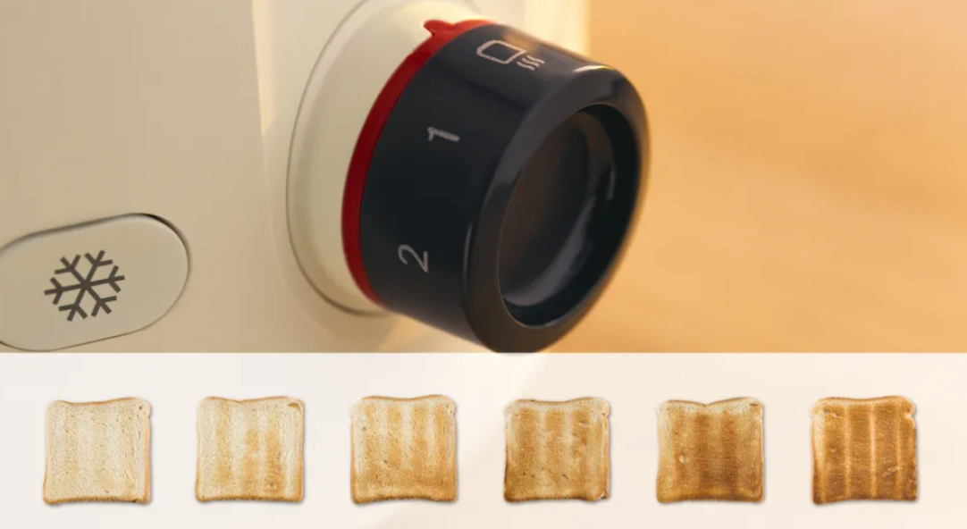 Bosch Toaster | TAT2M127 MyMoment | Power 950 W | Number of slots 2 | Housing material Plastic | Beige - Image 4