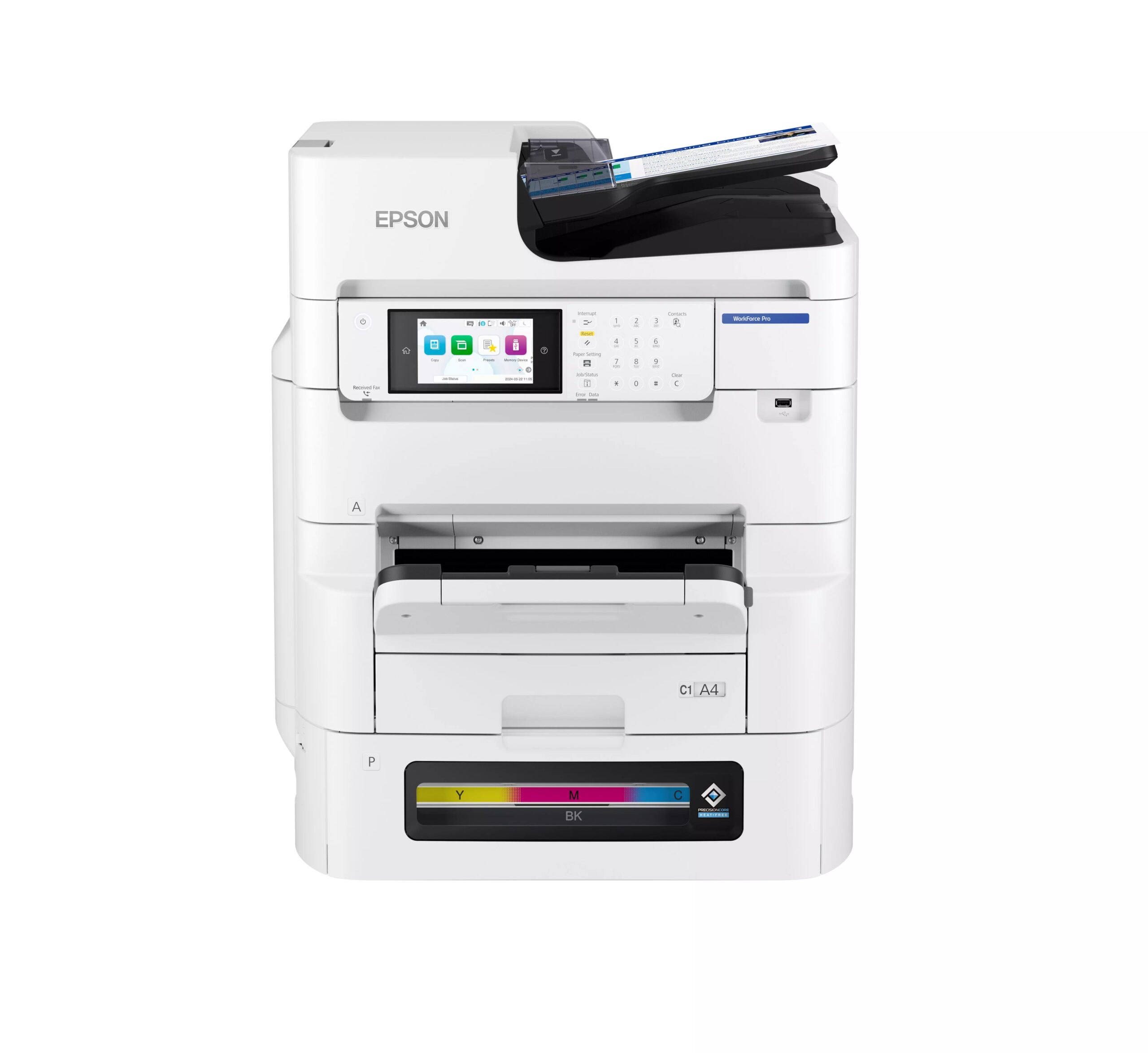 Epson Multifunctional printers | WorkForce Pro EM-C8101RDWF | Inkjet | Colour | A4 | Wi-Fi | White