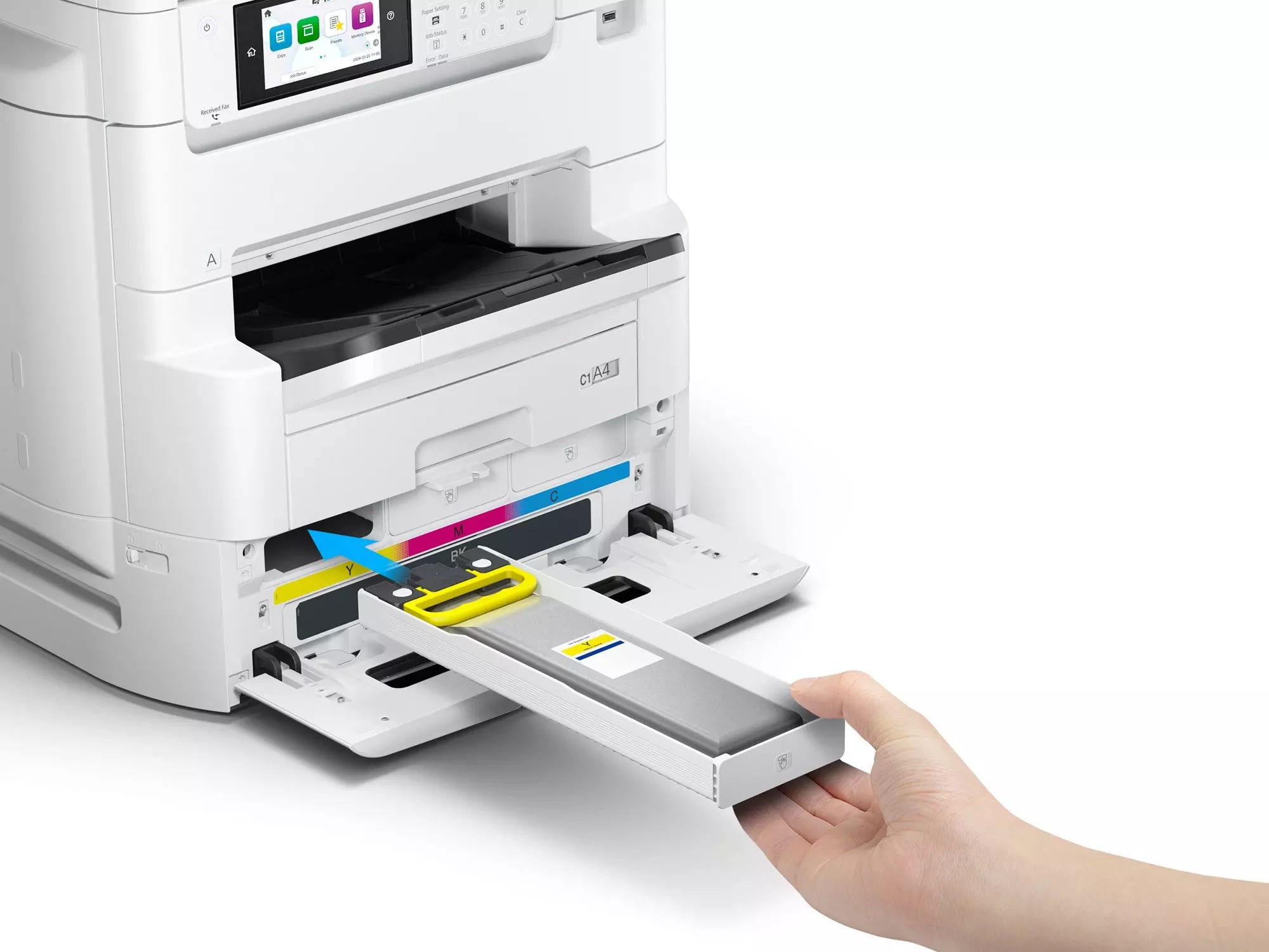 Epson Multifunctional printers | WorkForce Pro EM-C8101RDWF | Inkjet | Colour | A4 | Wi-Fi | White - Image 3