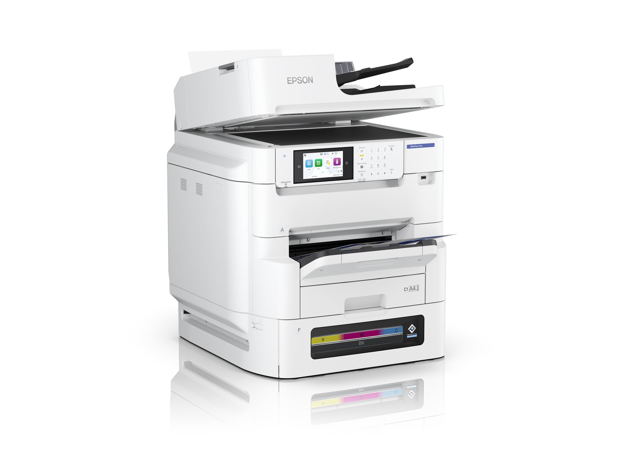 Epson Multifunctional printers | WorkForce Pro EM-C8101RDWF | Inkjet | Colour | A4 | Wi-Fi | White - Image 4
