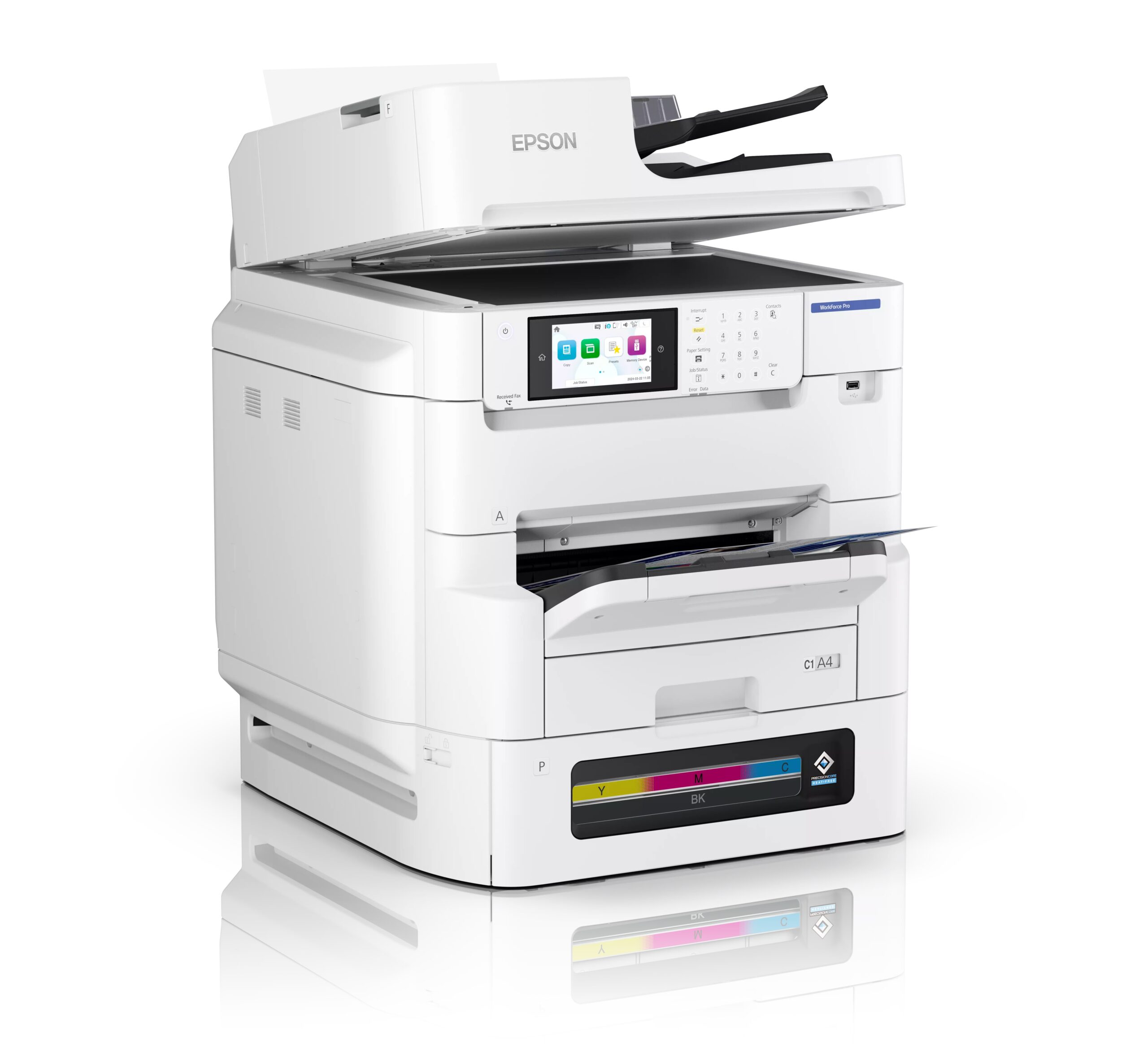 Epson Multifunctional printers | WorkForce Pro EM-C8101RDWF | Inkjet | Colour | A4 | Wi-Fi | White - Image 6