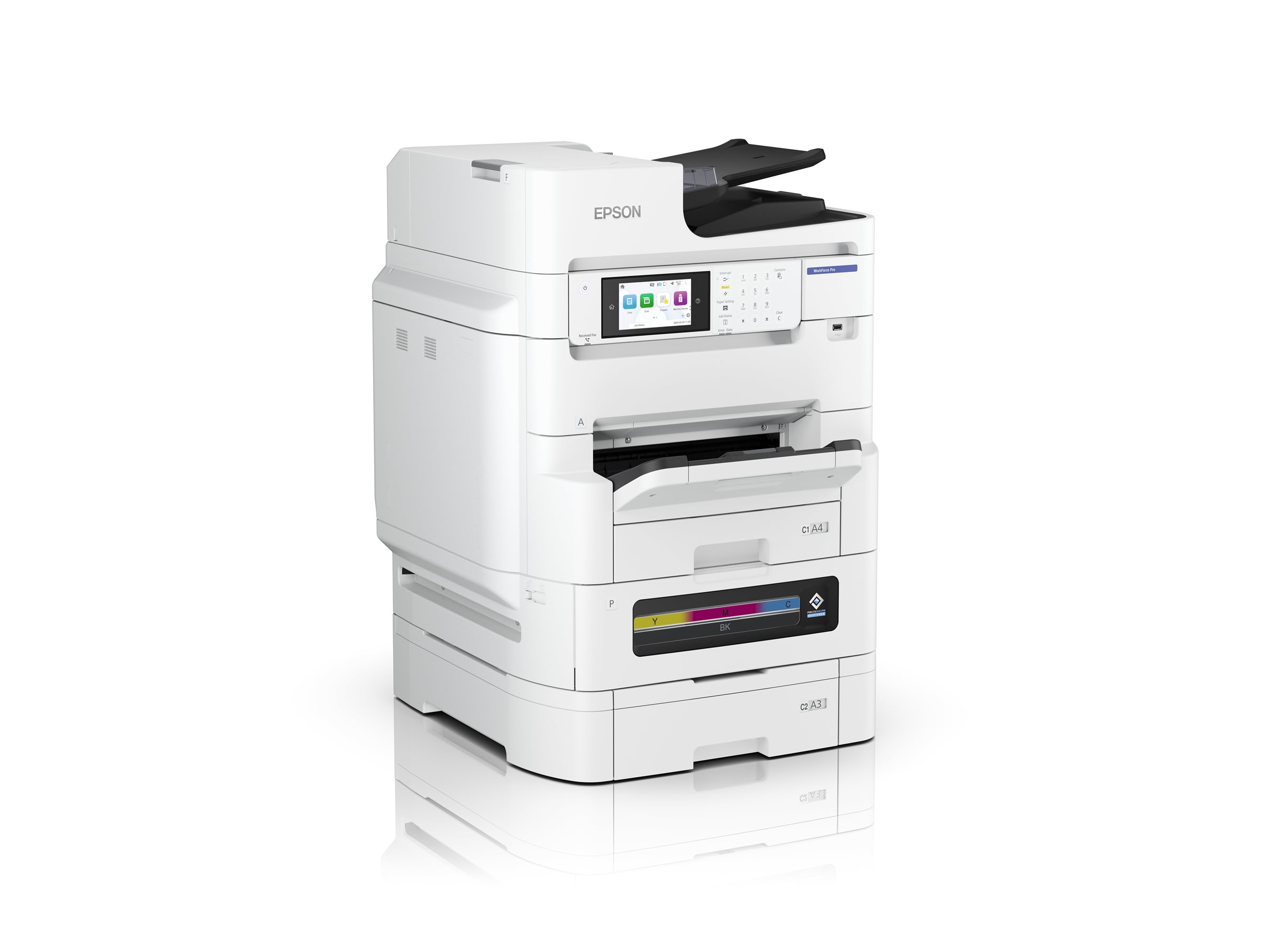 Epson Multifunctional printers | WorkForce Pro EM-C8101RDWF | Inkjet | Colour | A4 | Wi-Fi | White - Image 7