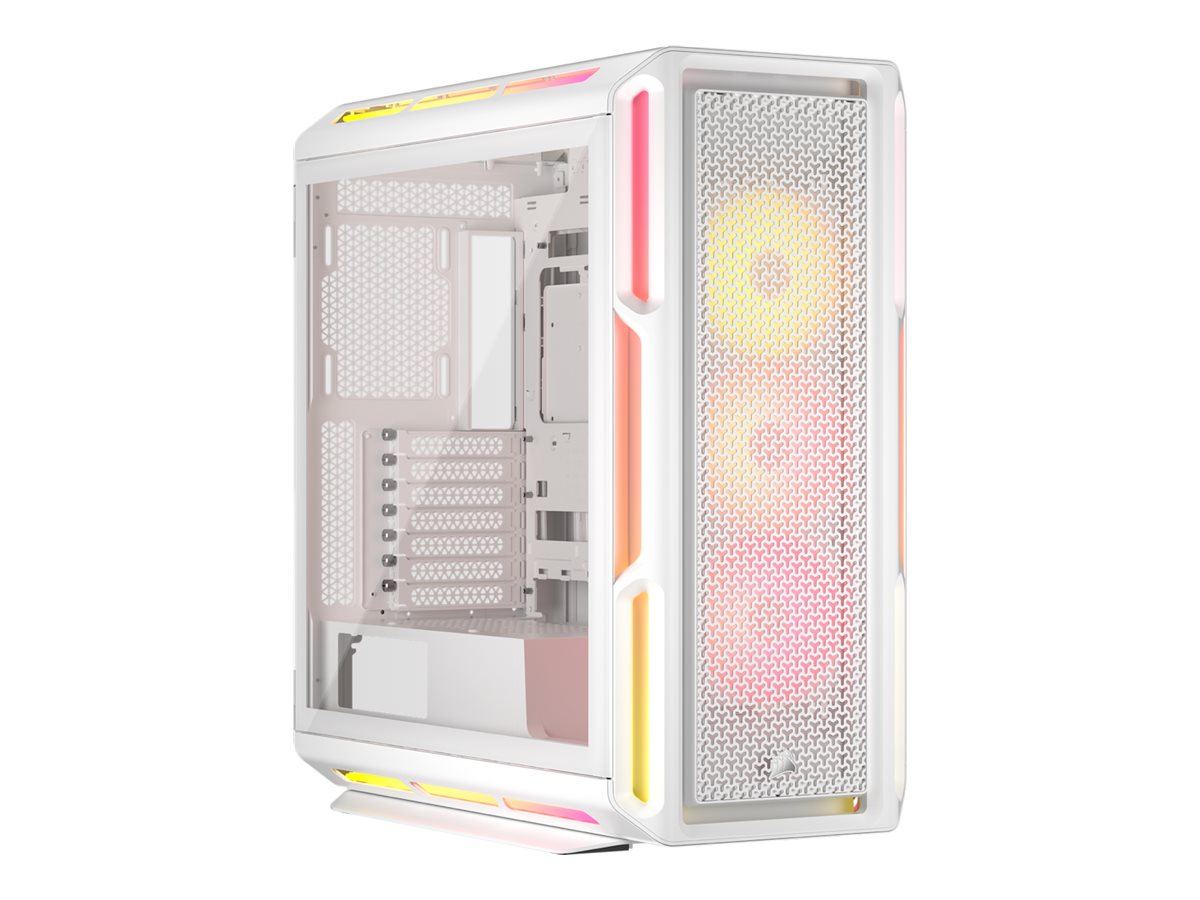 Corsair PC Case | iCUE LINK 5000T LX RGB | White | Mid-Tower | Power supply included No