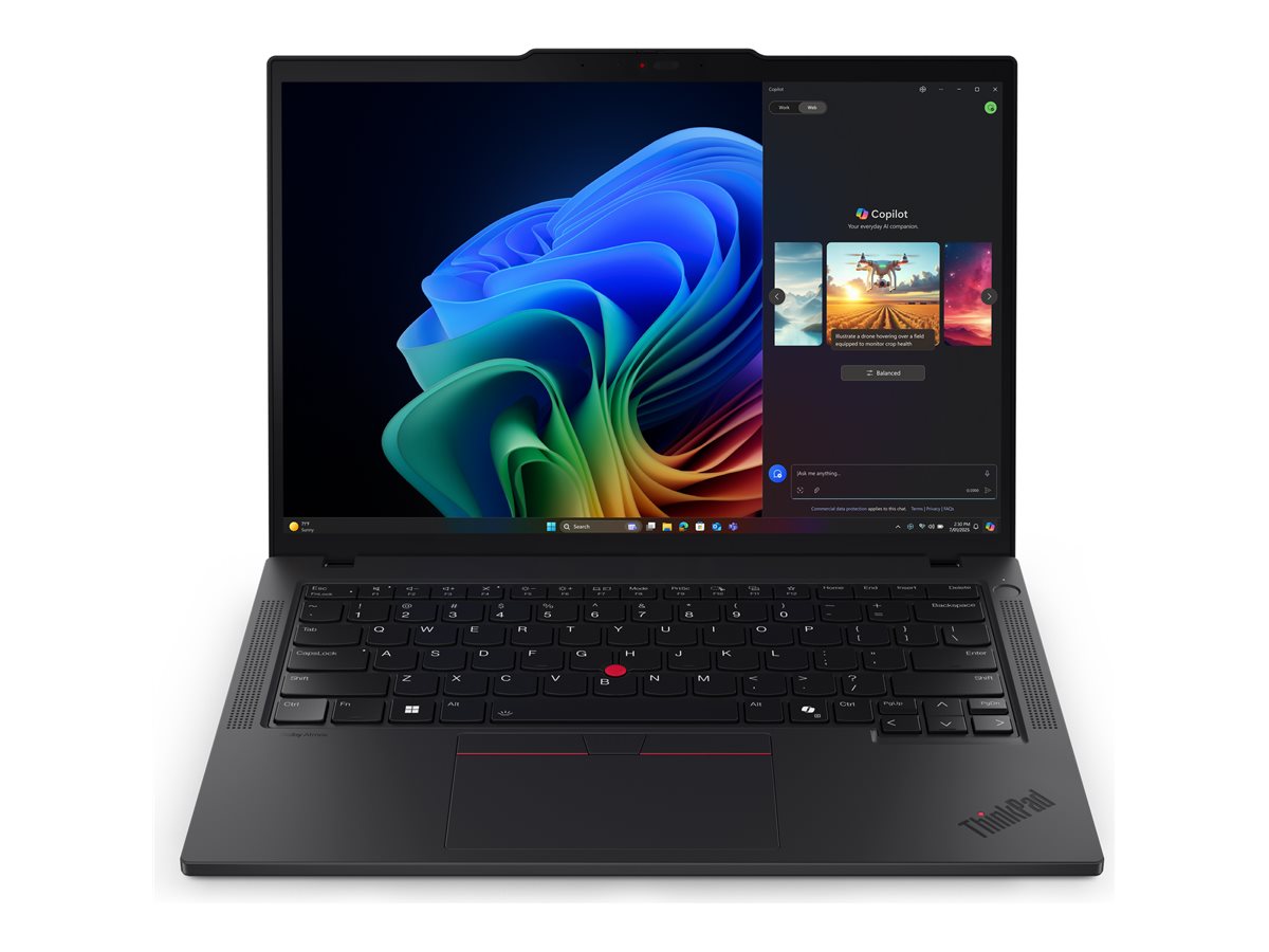 Lenovo ThinkPad T14 G6 | Black | 14 " | IPS | WUXGA | 1920 x 1200 pixels | Anti-glare | Intel Core Ultra 5 | 225U | 16 GB | SODIMM DDR5 | Solid-state drive capacity 512 GB | Intel Graphics | Windows 11 Pro | 802.11ax | Bluetooth version 5.3 | Keyboard language English | Keyboard backlit | Warranty 36 month(s) - Image 2