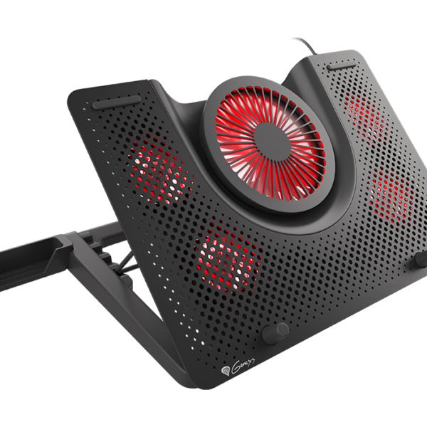 Genesis | Laptop cooling pad, OXID 550 | Black | 400 x 280 x 55 mm | 2 year(s)