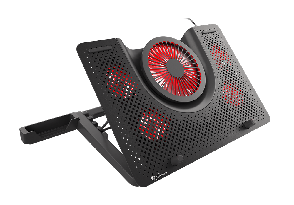 Genesis | Laptop cooling pad, OXID 550 | Black | 400 x 280 x 55 mm | 2 year(s)