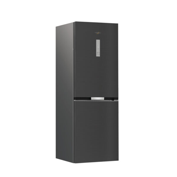 Whirlpool Refrigerator | WHK 26362 XBR4E | Energy efficiency class E | Free standing | Combi | Height 186.5 cm | No Frost system | Fridge net capacity 201 L | Freezer net capacity 106 L | Display | 37 dB | Black