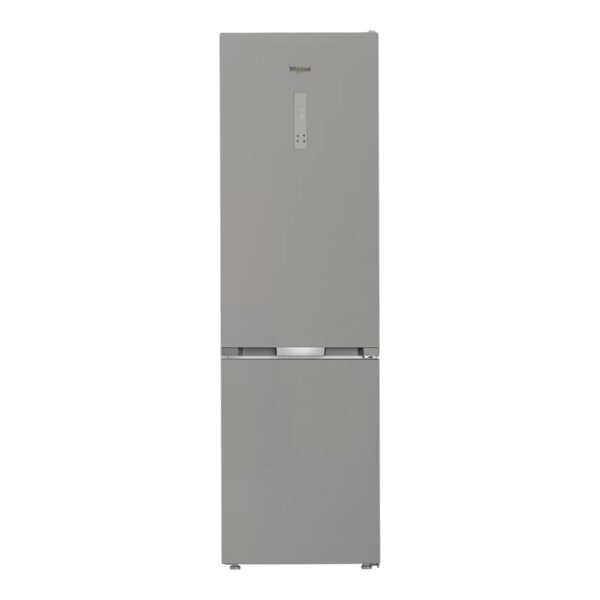 Whirlpool Refrigerator | WHK 26402 XP4E | Energy efficiency class E | Free standing | Combi | Height 203.5 cm | No Frost system | Fridge net capacity 249 L | Freezer net capacity 106 L | Display | 37 dB | Silver