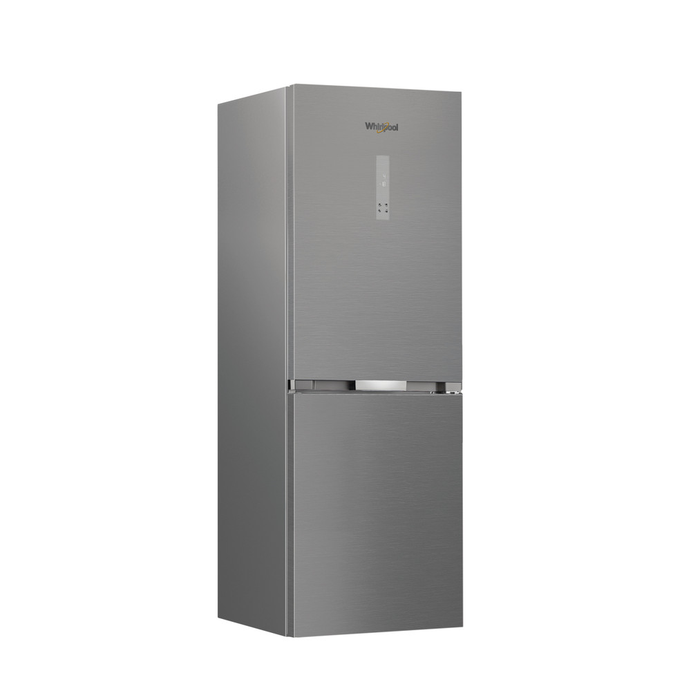 Whirlpool Refrigerator | WHK 26363 XP6E | Energy efficiency class C | Free standing | Combi | Height 186.5 cm | No Frost system | Fridge net capacity 210 L | Freezer net capacity 106 L | 35 dB | Pearl Inox - Image 3