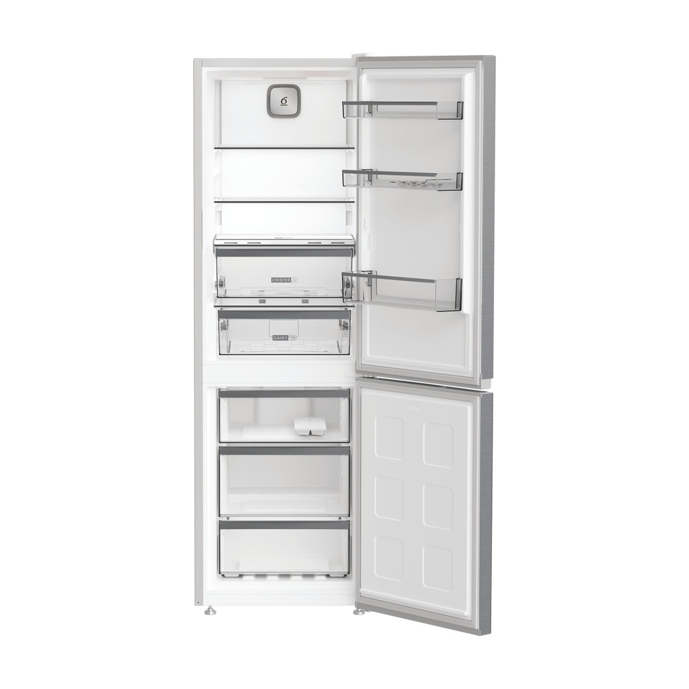 Whirlpool Refrigerator | WHK 26363 XP6E | Energy efficiency class C | Free standing | Combi | Height 186.5 cm | No Frost system | Fridge net capacity 210 L | Freezer net capacity 106 L | 35 dB | Pearl Inox - Image 4