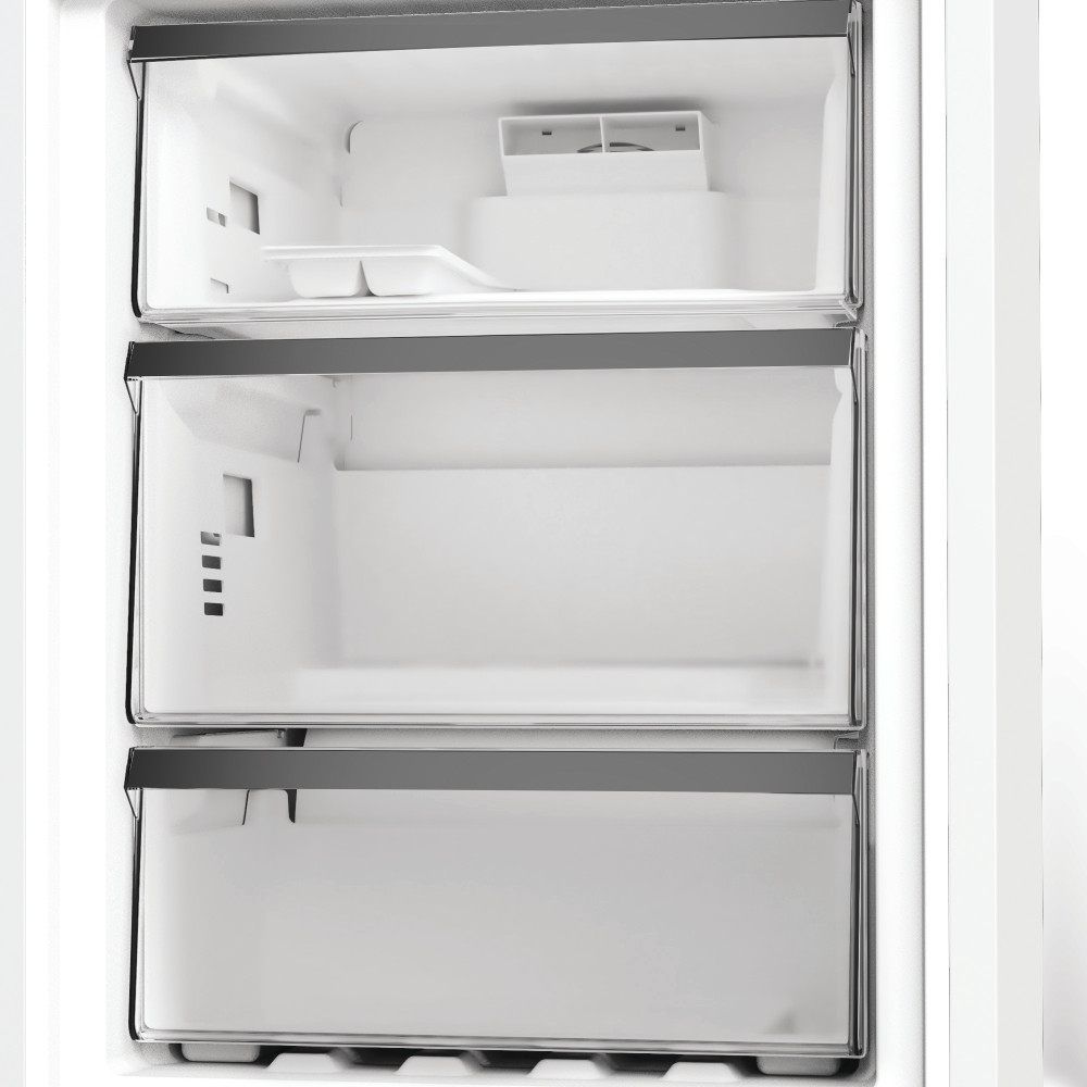 Whirlpool Refrigerator | WHK 26363 XP6E | Energy efficiency class C | Free standing | Combi | Height 186.5 cm | No Frost system | Fridge net capacity 210 L | Freezer net capacity 106 L | 35 dB | Pearl Inox - Image 9