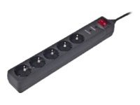 Surge Protector SPG5-C-10/ 3 m/ 5 Sockets/ Black - Image 2