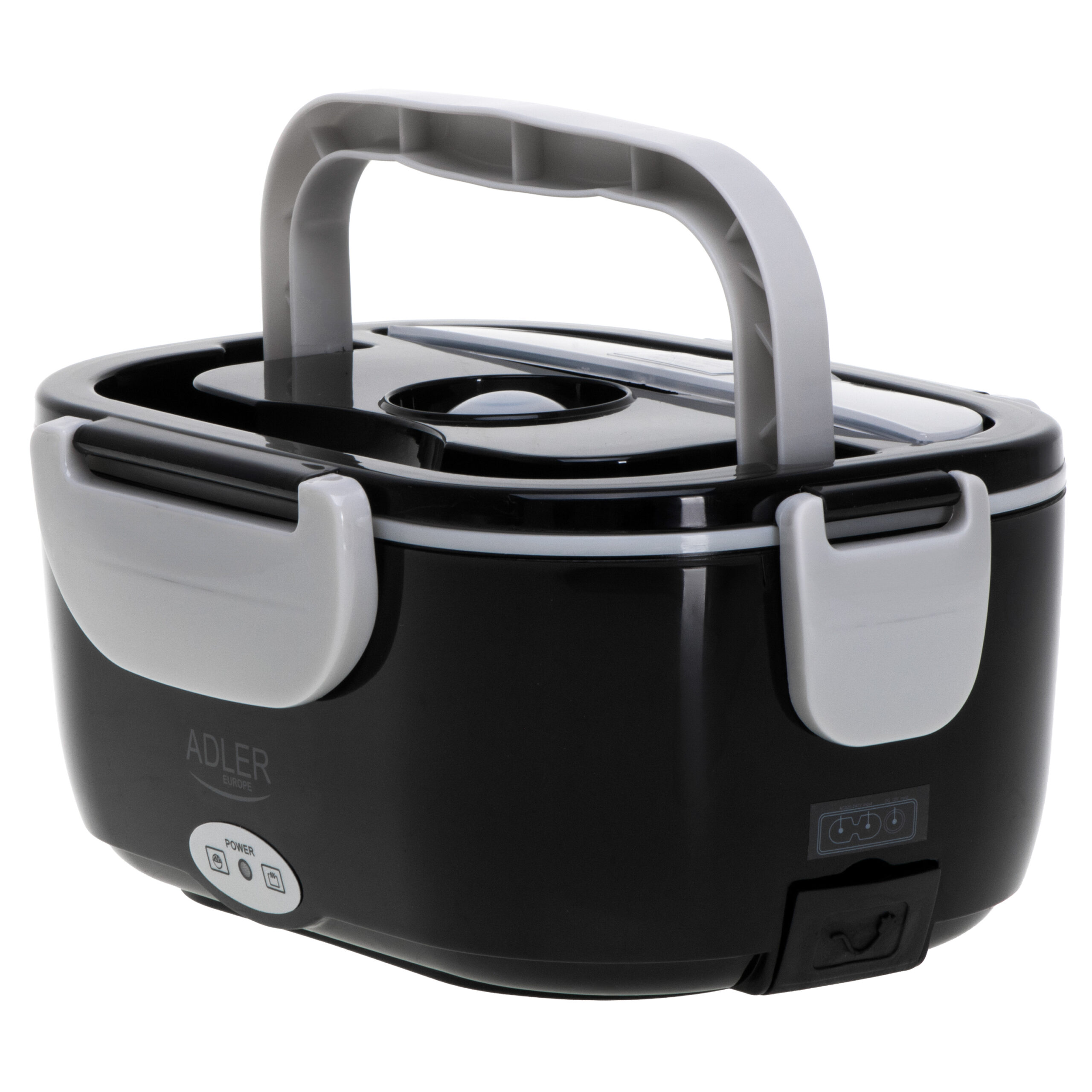 Adler | Electric lunch box with 5 litres thermal bag | AD 4521 | 1 L | Black | Lid included - Image 8