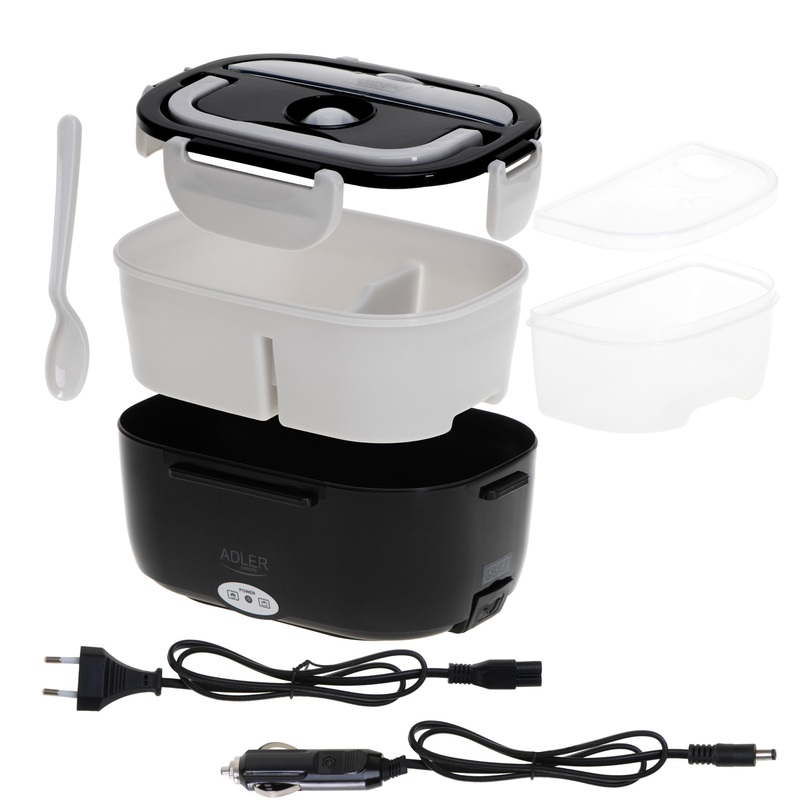 Adler | Electric lunch box with 5 litres thermal bag | AD 4521 | 1 L | Black | Lid included - Image 13