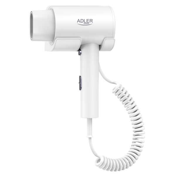 Adler Wall-Mount Hair Dryer | AD 2285 | 2000 W | Number of temperature settings 3 | White