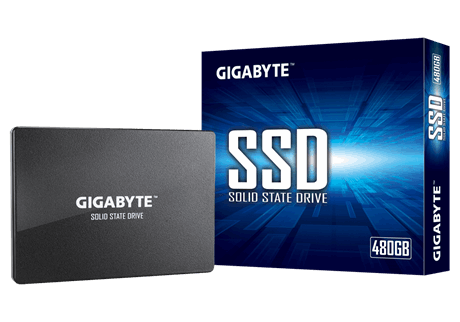 Gigabyte | GP-GSTFS31480GNTD | 480 GB | Solid-state drive interface SATA | Read speed 550 MB/s | Write speed 480 MB/s