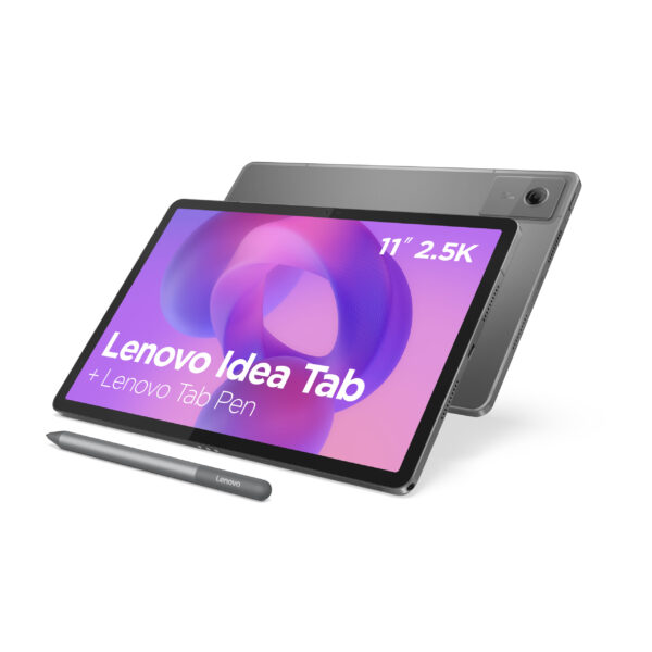 Lenovo ZAFR0399SE | Idea Tab Wi-Fi  (w/o power adapter) | 11 " | Luna Grey | IPS | 2560 x 1600 pixels | MediaTek | Dimensity 6300 | 8 GB | Soldered LPDDR4x | 256 GB | Wi-Fi | Front camera | 5 MP | Rear camera | 8 MP | Bluetooth | 5.2 | Android | 15 (OS upgrades until Android 17 and 4 years security patches) | Warranty 24 month(s) | Lenovo Tab Pen, USB-A to USB-C cable, anual