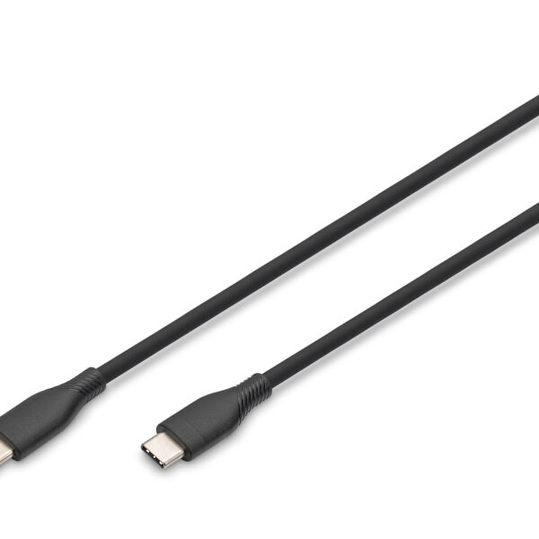 Digitus Silicone connection cable, 0.5 m | AK-300341-005-S | USB-C to USB-C