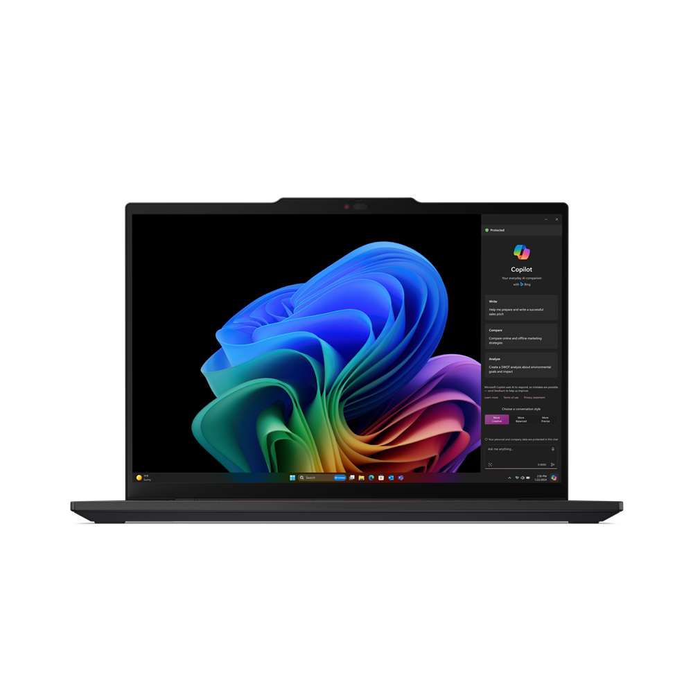 Lenovo ThinkPad T14s | Black | 14 " | IPS | WUXGA | 1920 x 1200 pixels | Anti-glare | Snapdragon X Elite | X1E-78-100 | 32 GB | Soldered LPDDR5x | Solid-state drive capacity 1000 GB | Qualcomm Adreno GPU | Windows 11 Pro | 802.11be | Bluetooth version 5.3 | Keyboard language English | Keyboard backlit | Warranty 36 month(s) | Battery warranty 12 month(s) - Image 38