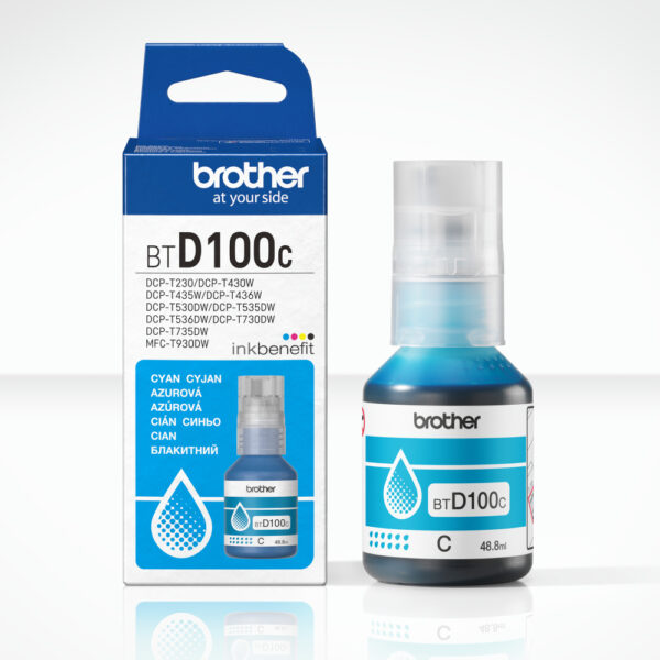 Brother BTD100C | Ink Bottle | Cyan
