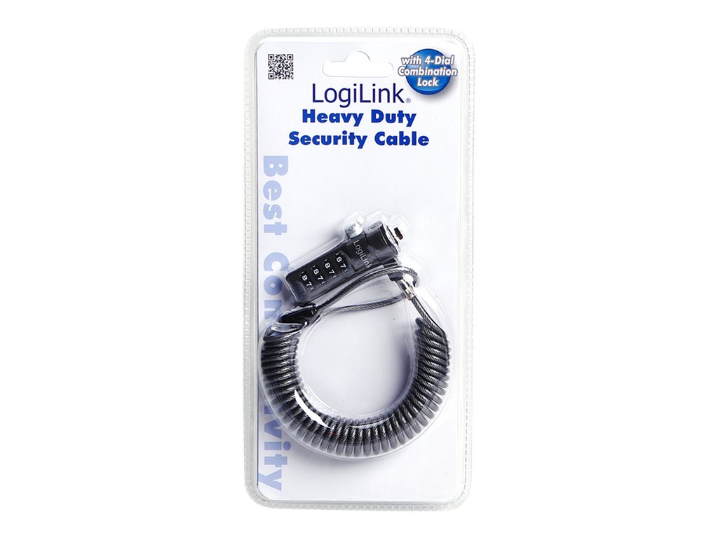 Logilink NBS004, Notebook Coil Cable Lock, black - Image 5