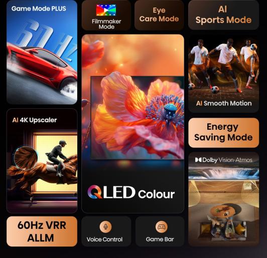 Hisense QLED TV | 85E7Q | 85 | Smart TV | VIDAA Smart | UHD | Black - Image 5