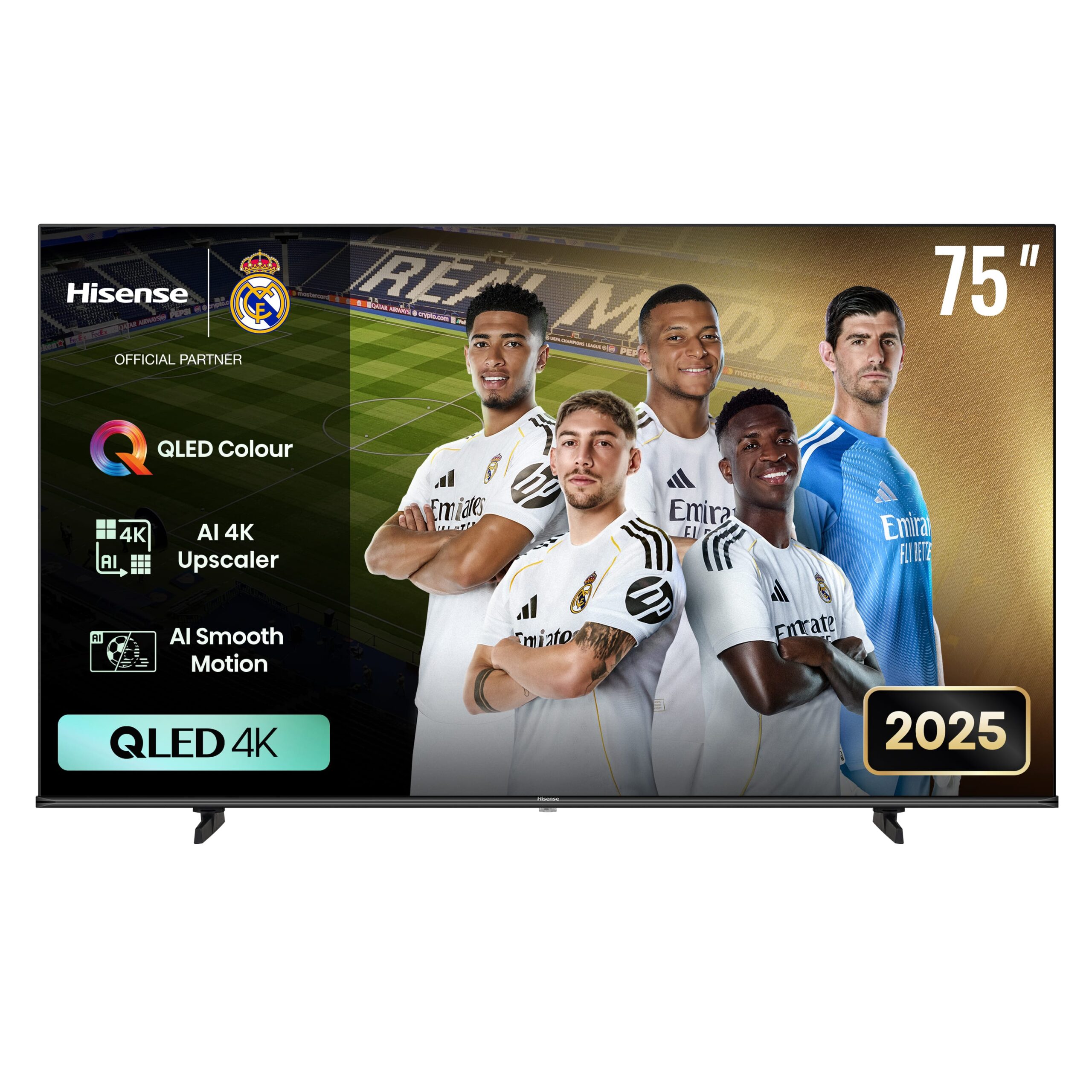 Hisense QLED TV | 75E7Q | 75 | Smart TV | VIDAA | 4K UHD | Black - Image 2